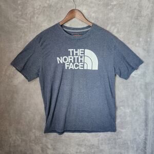 The North Face Men's Large Gray Graphic Tee Comfortable and Stylish